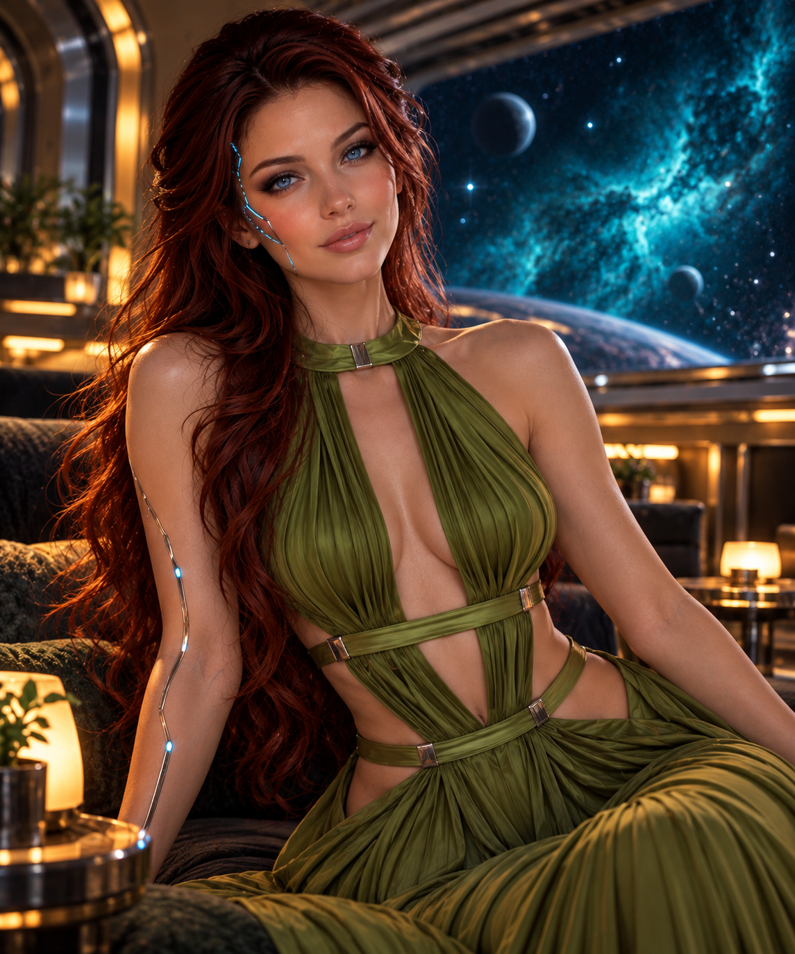 Evening in green